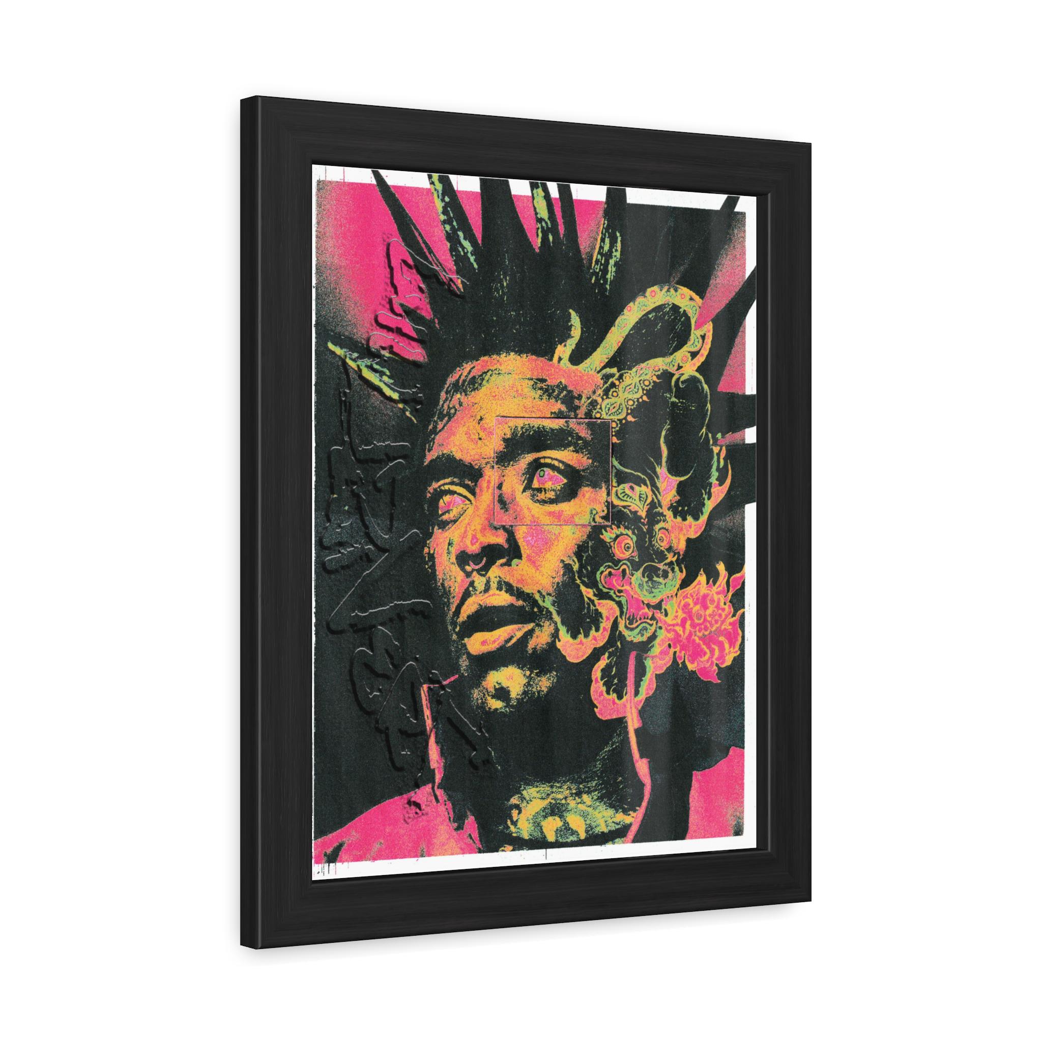 Lil Uzi Vert Framed Poster, Unique Art Print, Wall Decor (11