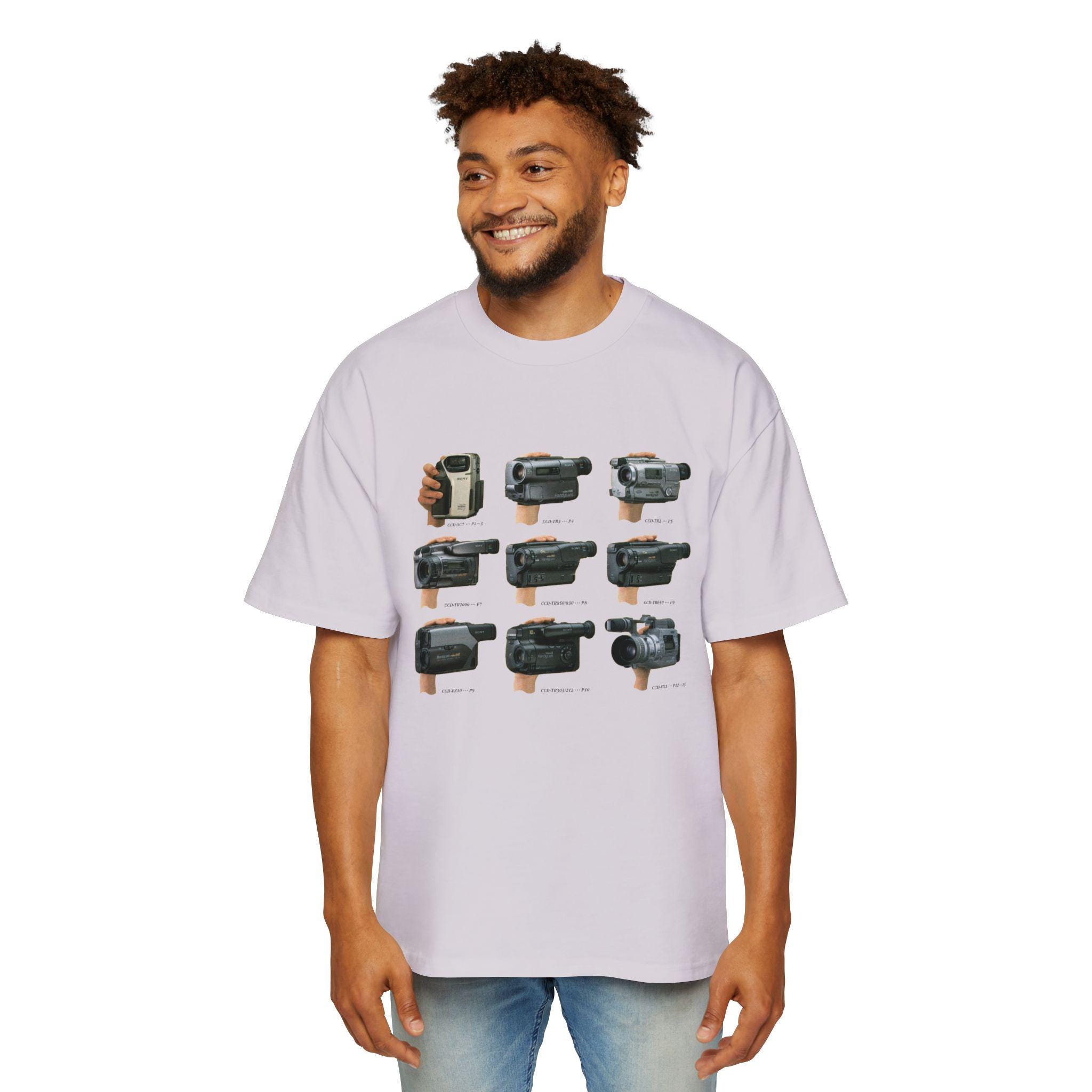 Sony Handycam T-shirt VHS Camcorder Retro Camera Streetwear