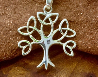 Small Celtic Tree Pendant|Tree of Life Necklace