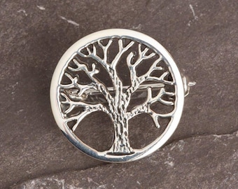Tree Of Life Brooch | Scottish Clothing Pin | Celtic  Gift for Her