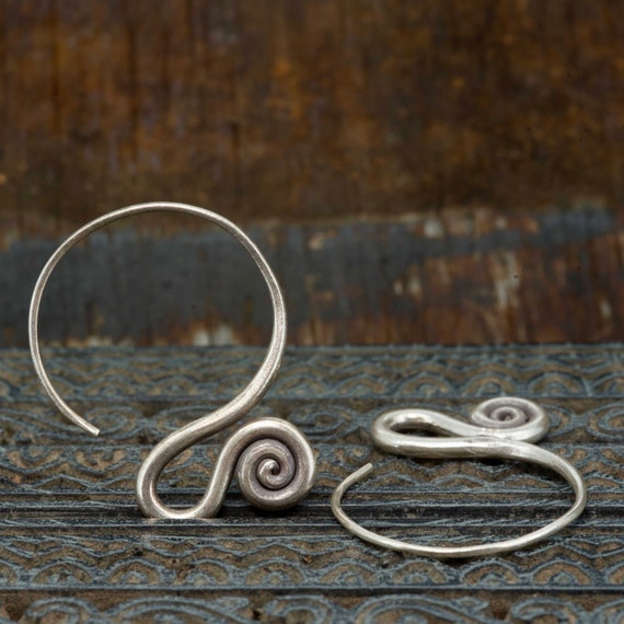 Spiral Hook Earrings