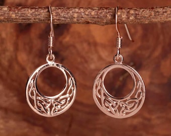 Rose Gold Vermeil Celtic Infinity Knot Earrings (pair)