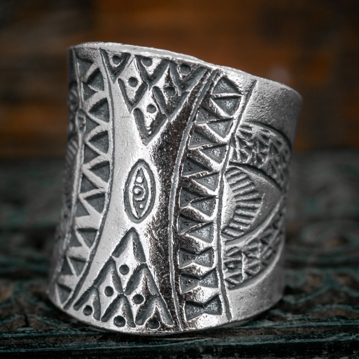 SILVER925 TRIBAL DESIGN RING/シルバー/リング SILVER925 TRIBAL DESIGN RING/シルバー/リング