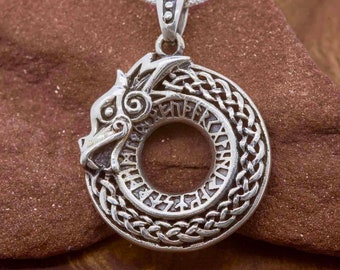 Silver Ouroboros Pendant
