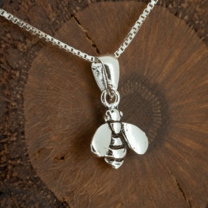 Bumble Bee Pendant in Sterling Silver