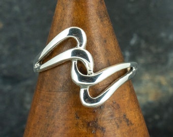Anillo de flujo de plata esterlina