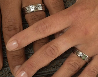 Anelli Di Drago Celtico Di Nozze Di Tungsteno Nero Di Moda Da 8 - Foto 2