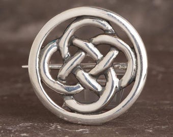 Celtic Knot Brooch | Scottish Clothing Pin | Gift for Her