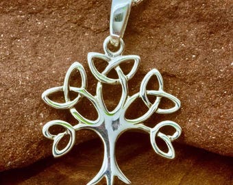 Small Celtic Tree Pendant|Tree of Life Necklace