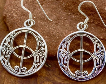 Orecchini Pendenti Argento Sterling 925 - Calice Pozzo Avalon - Gioielli Pagani Wiccan - Foto 4