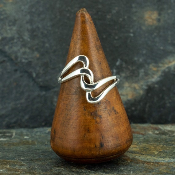 Sterling Silver Flow Ring - Etsy