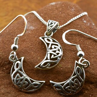 Orecchini Celtici In Argento Sterling 925 Con Nodo E Opale, Grandi (32,8x17,2 Mm), Ipoallergenici, Per Donna, Mamma, Moglie, Regalo Con Confezione E Panno Pulizia