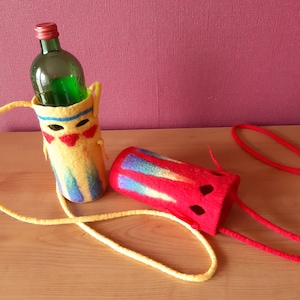 Gefilzter Wasserflaschenhalter