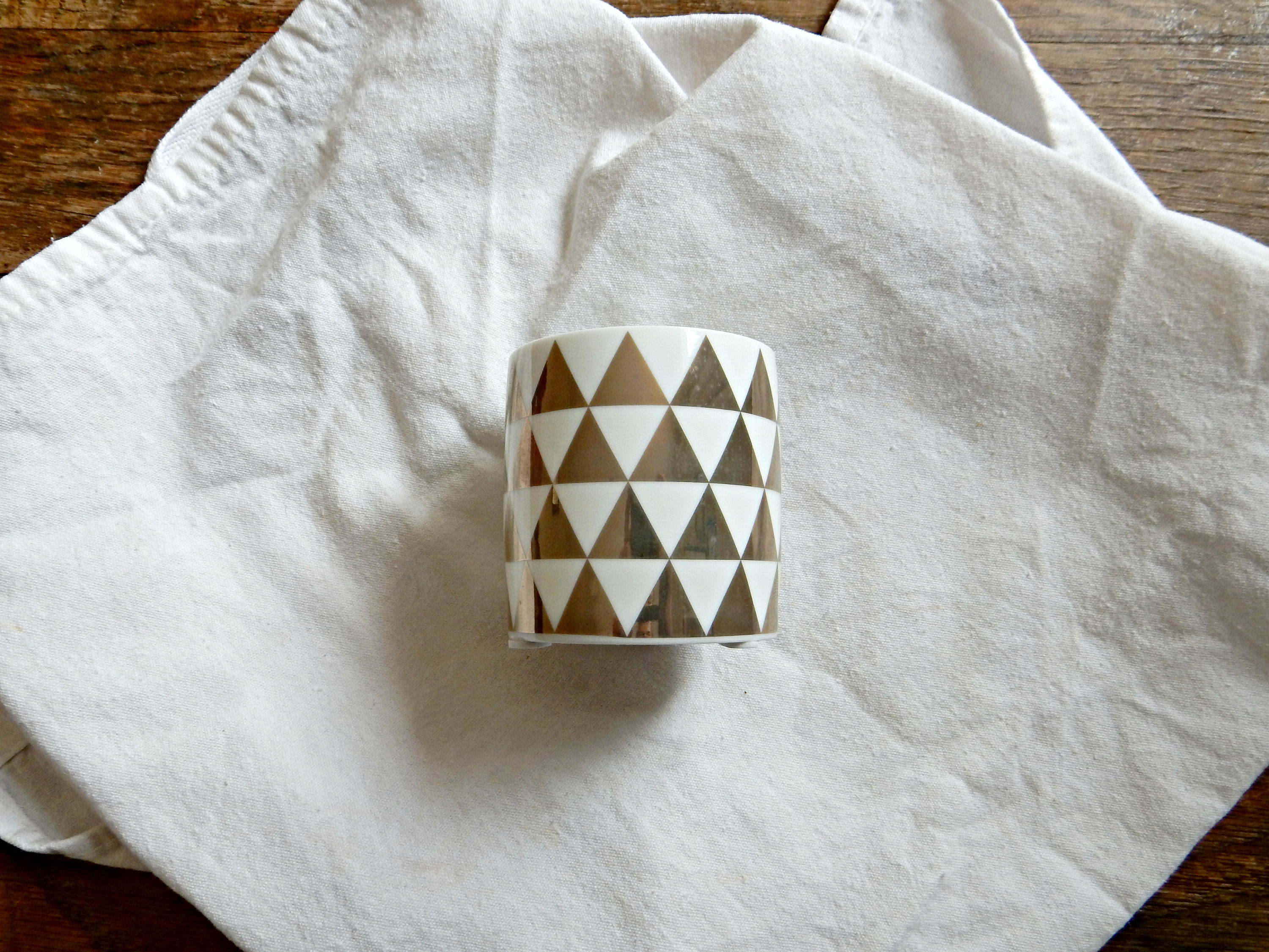 Photophore Triangle Argenté