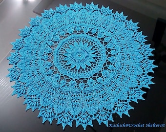 Kashish - PATTERN for a textured crochet doily