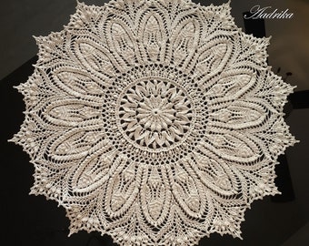 Aadrika - PATTERN for a textured crochet doily