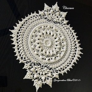 Charmee - PATRÓN para tapete de crochet texturizado