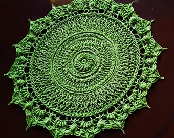 Srinaya - PATTERN for a textured crochet doily
