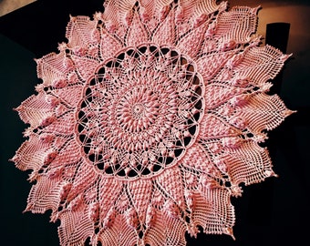 Sharvil - PATTERN for a textured crochet doily