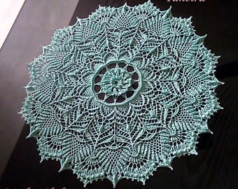Taneira - PATTERN for a textured crochet doily
