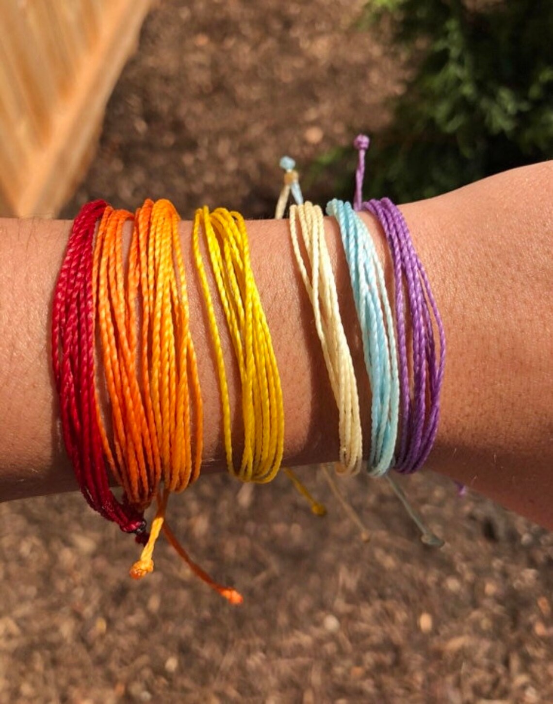 Pura vida style String bracelet Waterproof and Adjustable Etsy