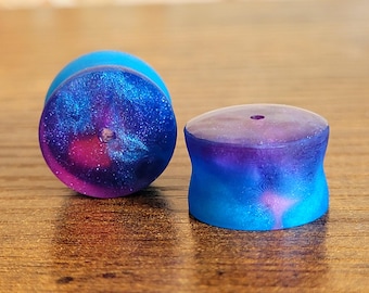 Galaxy Stud Plugs - allows you to wear earrings (pair)