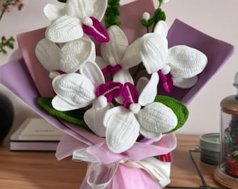 Royal Orchid Crochet Pattern: Realistic Phalaenopsis Flower (PDF Download)