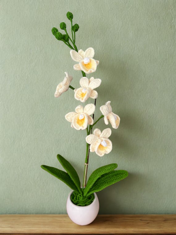 Realistic Crochet Moth Orchid Pattern: Easy DIY Flower (PDF Download)
