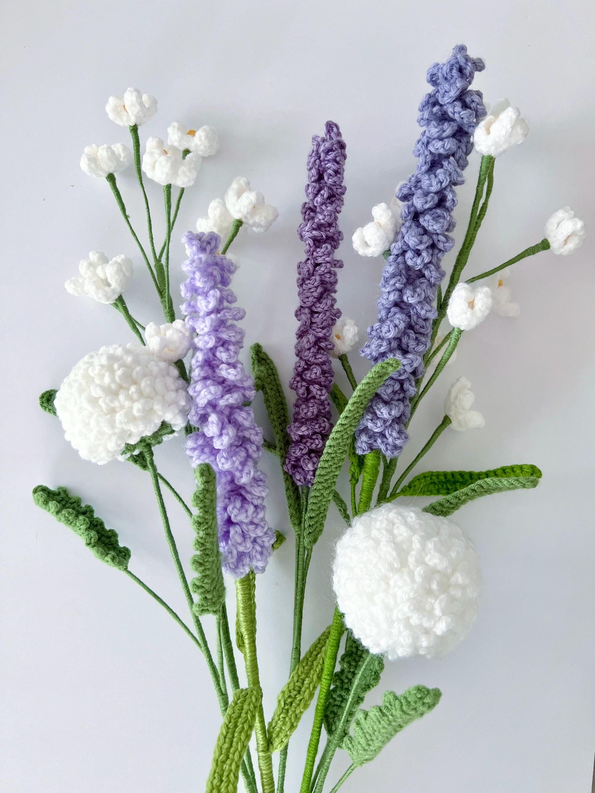 37 Lavender Crochet Patterns: Unleash Your Creativity with These Beautiful Designs 35 Easy Crochet Flower Trio Pattern: Lavender