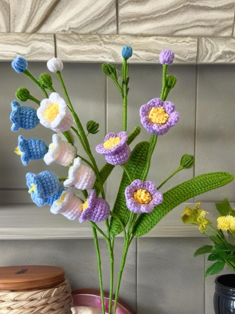 37 Lily of the Valley Crochet Patterns for Elegant Flowers, Gifts, and Home Decor 28 Lily of the Valley Crochet Pattern: Easy Floral Amigurumi