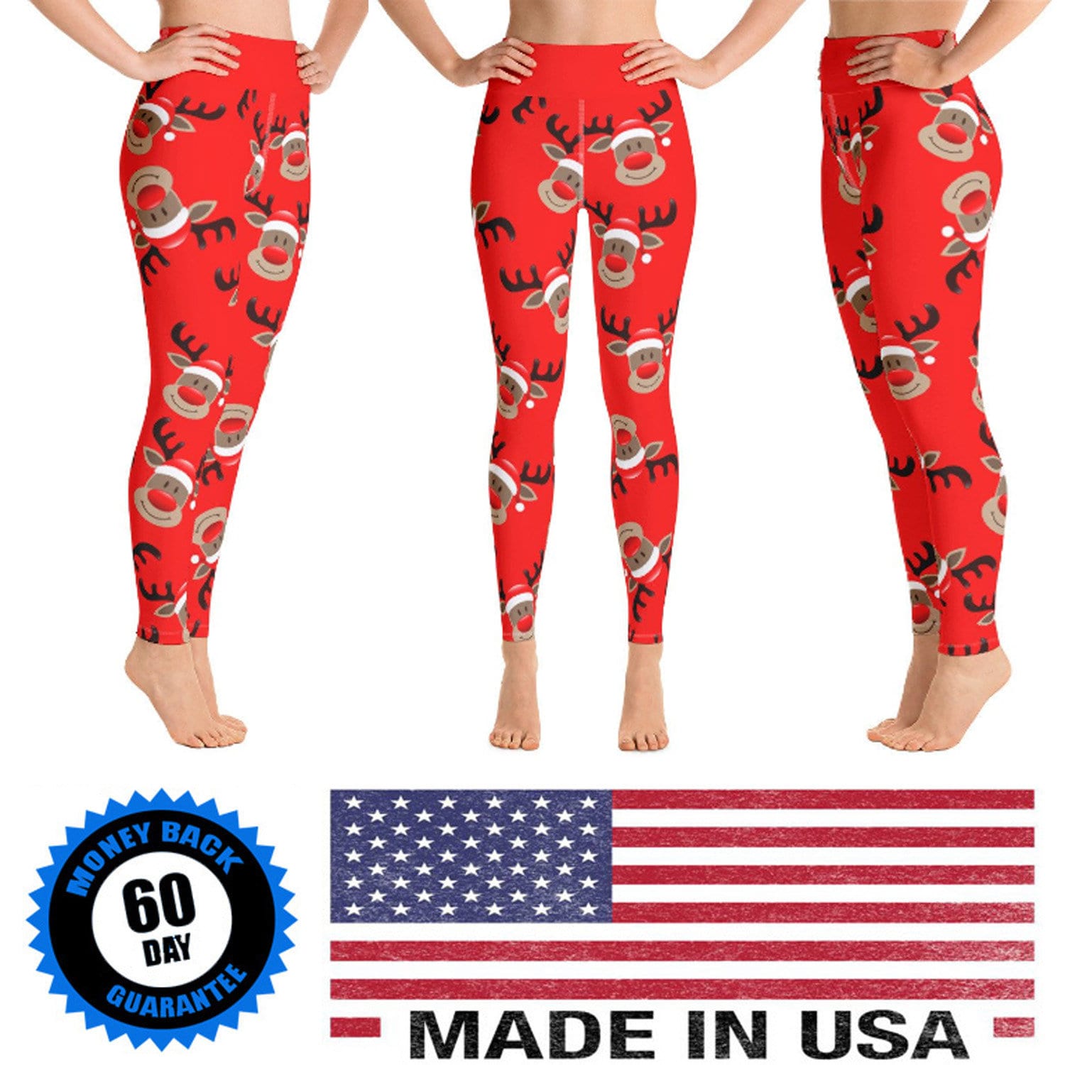 christmas gym leggings