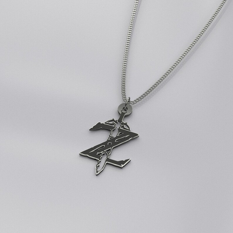 Beautiful Sterling Silver Zelda Botw Necklace Handmade in Etsy