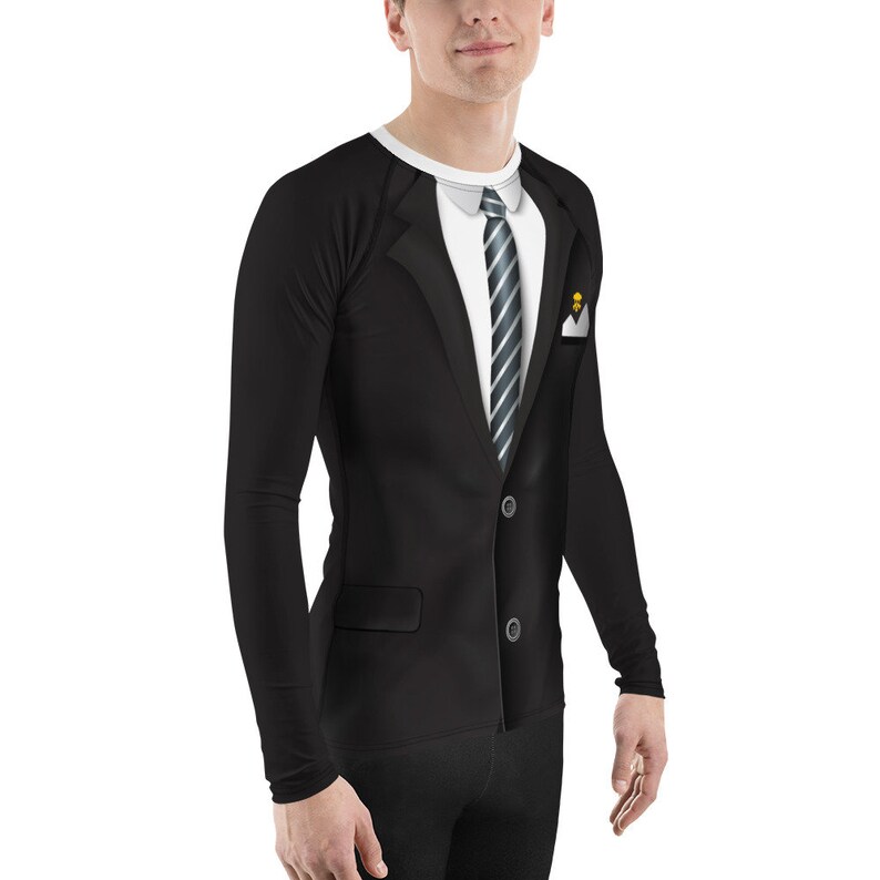Funny Tuxedo Bjj Rashie Premium Ju Jitsu Rashguard for Men Etsy