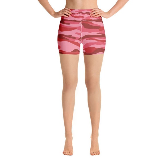 Cute Red Camo Yoga Shorts Comfy 4 Way Stretch Gym Shorts For Hot Yoga Acro Yoga More Premium Camouflage Workout Shorts For Women Cute Red Camo Yoga Shorts Comfy 4 Way Stretch Gym Shorts For Hot Yoga Acro Yoga More Premium Camouflage Workout Shorts For Women