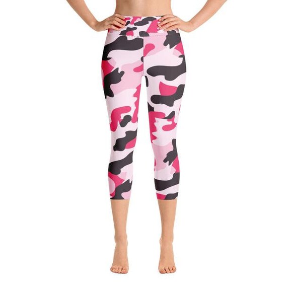 black camo yoga pants