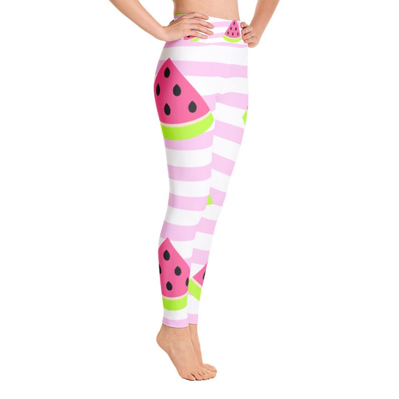 Activewear Gym Leggings Cute Watermelon Yoga Leggings Made in the US Free Shipping Squat Proof Women/'s Yoga Leggings Yoga Pants