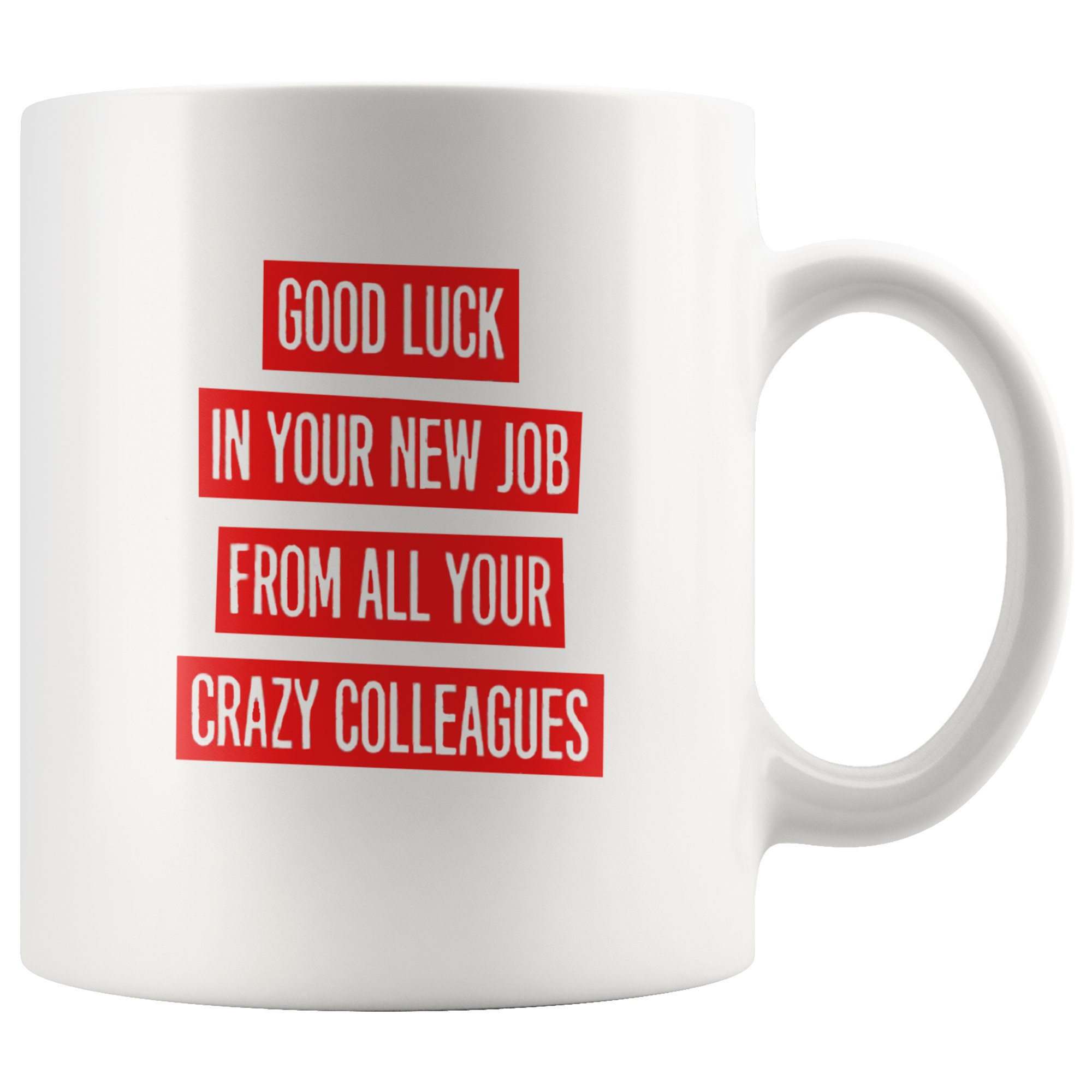 Good Luck in Your New Job Coworker Goodbye Funny Mug Etsy