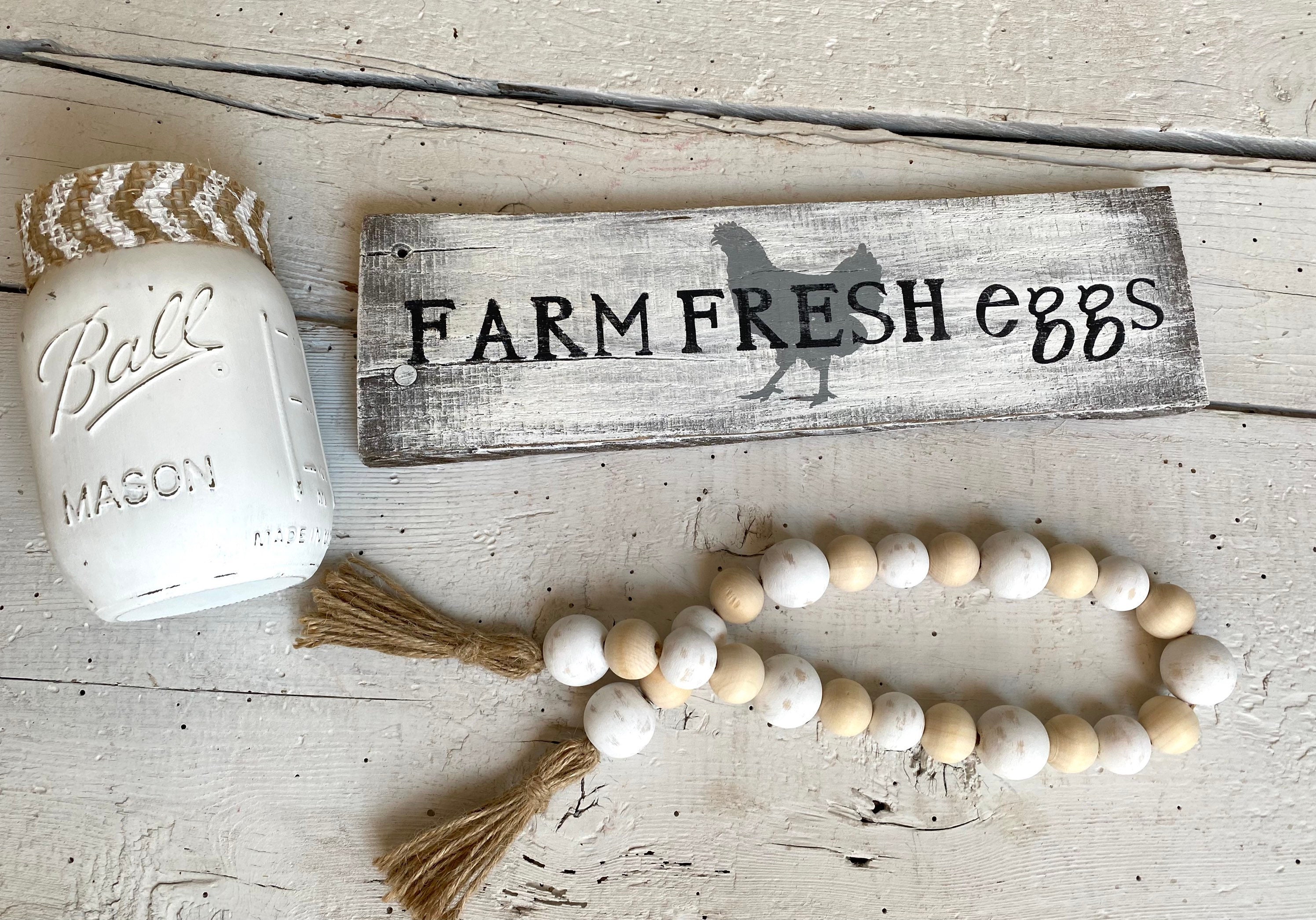 Conjunto de 3 letreros de granja de madera / granja dulce | Etsy