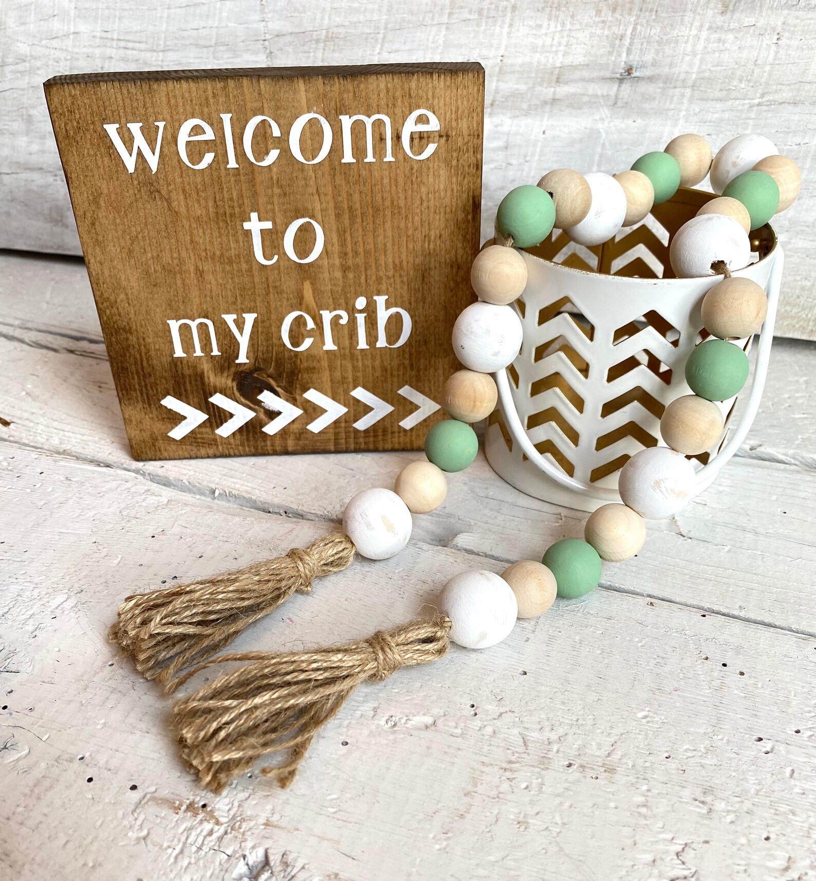 to my Crib Wood Sign Rustic Baby Decor Baby Gift Etsy