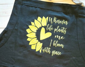 Wherever life plants me I bloom with grace*****This is a digital only Machine Embroidery Design*******