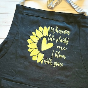 Wherever life plants me I bloom with graceThis is a digital only Machine Embroidery Design image 1