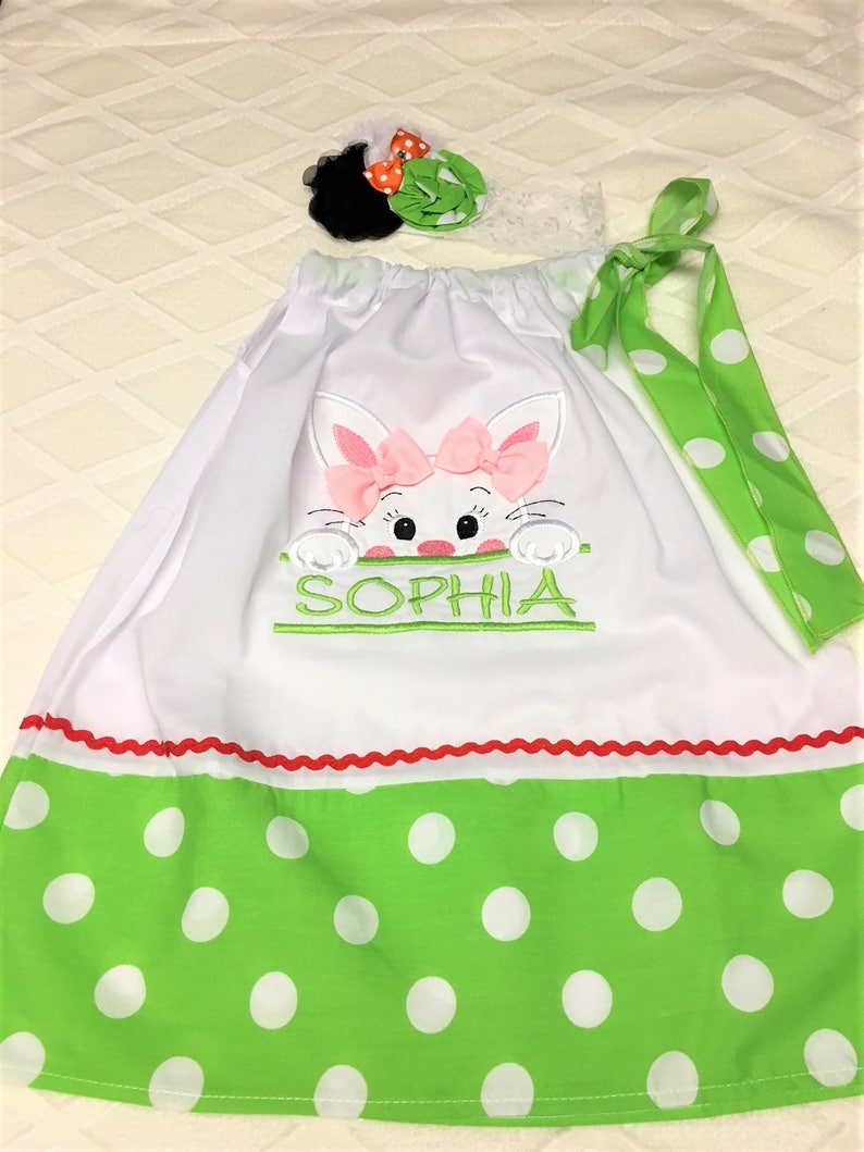 baby girl easter bunny dress