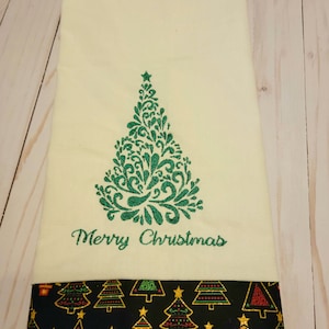 Elegant Christmas Tree*****This is a digital download for use on an Embroidery Machine Only******
