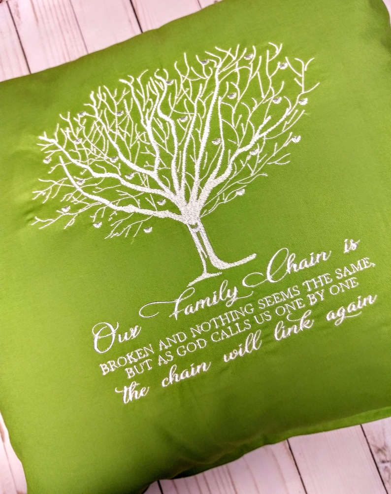 Our Family Chain this is an Embroidery Digital Download - Etsy