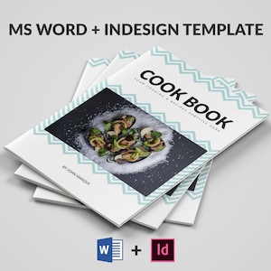Recipe Book Template | Cookbook template | Editable Recipe Book | Family Cookbook Template | Recipe Printable | MS Word & Indesign Template