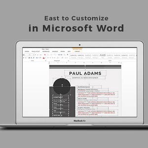 Clean Resume and Cover Letter Instant Download Resume Template Word CV ...