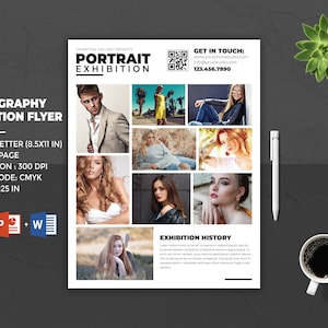 Photography Exhibition Flyer Template | Photoshop and MS Word Template