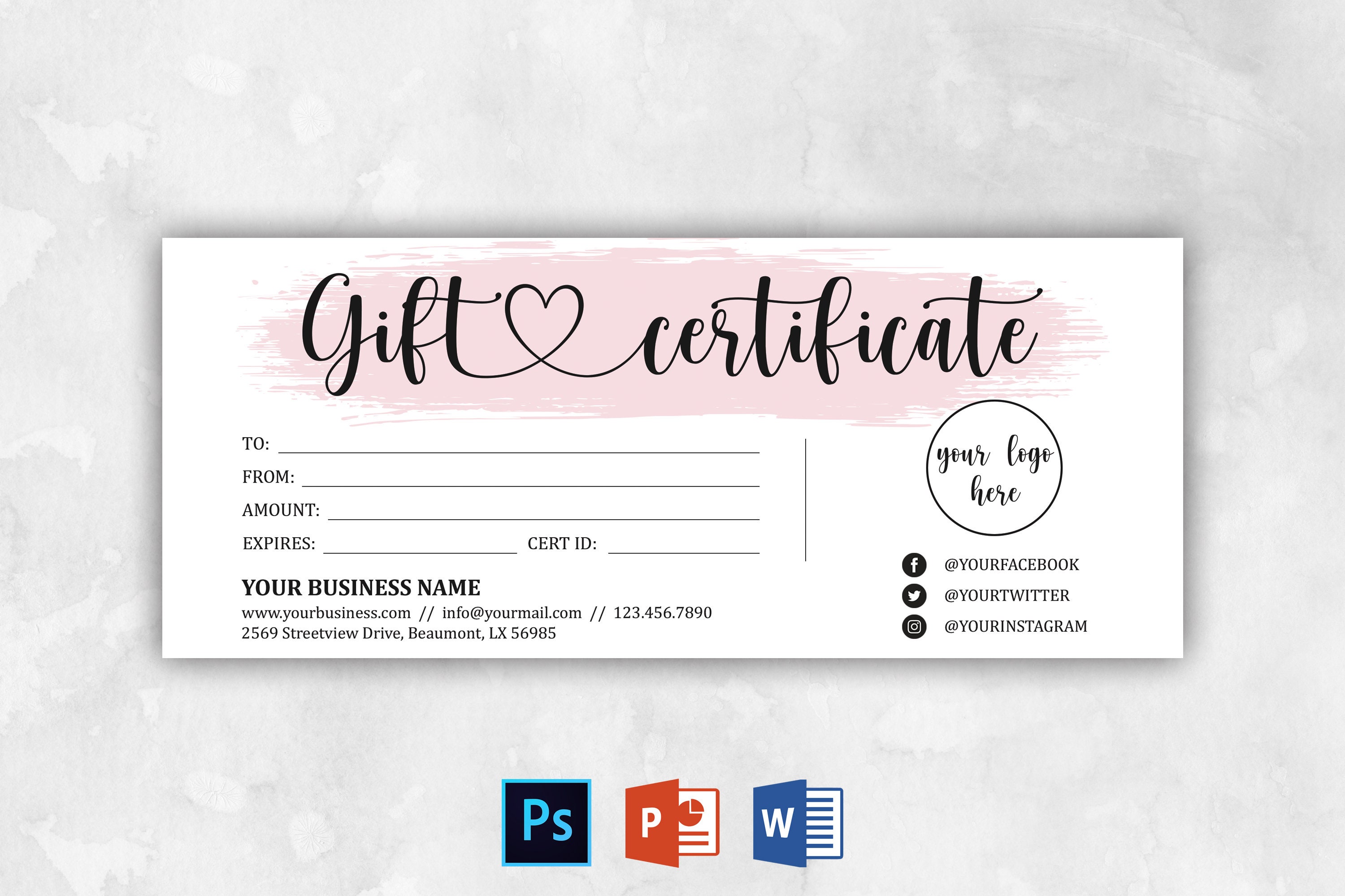  Coupon Cards, ($5) Gift Certificate Cards Vouchers for small  business - Beauty Makeup Hair Nail Salon, Barber shop, Restaurant, Car Wash  Center, Holiday, Christmas (100 pcs) : Office Products