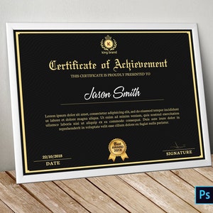 Certificate Template | Certificate of Appreciation | Printable Award Certificate | Certificate of Achievement | Diploma Certificate
