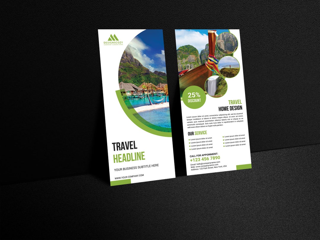 Multipurpose Rack Card Dl Flyer Interior Design Rack Card Architecture